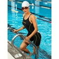 thumbnail image 4 of Charmo Maillot de Bain une Pièce Athlétique pour Femmes, Style Shorty, Maillot de Compétition, 4 of 6