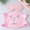 pink, variant on Ice mask, cold eye cover, ice pack for face, face mask for post-operative recovery, warm application for whole face, cooling cloth face cover.