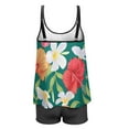 thumbnail image 5 of Gibobby Trajes de Natación para Mujer Traje de baño sexy con doble hombro y estampado de para damas Boxers Tankini Traje de baño dividido(Verde de menta,M), 5 of 5