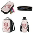 thumbnail image 3 of ZUXONGSY Axolotl Heart Print School Backpacks for Teen Girls Boys 4 in 1 School Bag Book Bag with Lunch Box Pencil Case and Water Bottle Holder for Kindergarten Elementary Schoolbags, 3 of 6
