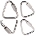 thumbnail image 4 of Llavero de Mosquetón Cola 2x Acero Inoxidable para Ejercicio Pesca Camping y Columpios, 4 of 8