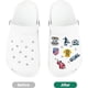 thumbnail image 5 of 35 piezas de dijes para zapatos, dijes de cocodrilo de fútbol, accesorios de PVC para cocodrilos, pulsera, bolsos de playa, accesorios, regalo de fiesta para niños, niñas y adultos, 5 of 5