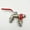 Double mouth A, variant on Single/Double Valve Faucet Industrial and Home Irrigation Zinc Alloy Garden Bibcocks Easy Turn On/Off Lever Handle Taps Valve