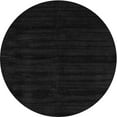 thumbnail image 1 of Ahgly Company Indoor Round Contemporary Charcoal Black Abstract Area Rugs, 5' Round, 1 of 6