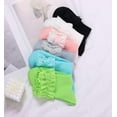 thumbnail image 3 of Women Lace Ruffle Ankle Socks, Cute Princess Girls Frilly Cotton Socks 3Pairs, 3 of 5