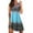 Blue-A, variant on TJAZFJPA Two Piece Dress for Women Women Vintage Bohemian Daily Summer Casual Sleeveless Pullover Dress Vintage Print Hollow Out O Neck Trim Sim Waist Tank Dress Short Mini Dress Off Shoulder Dress