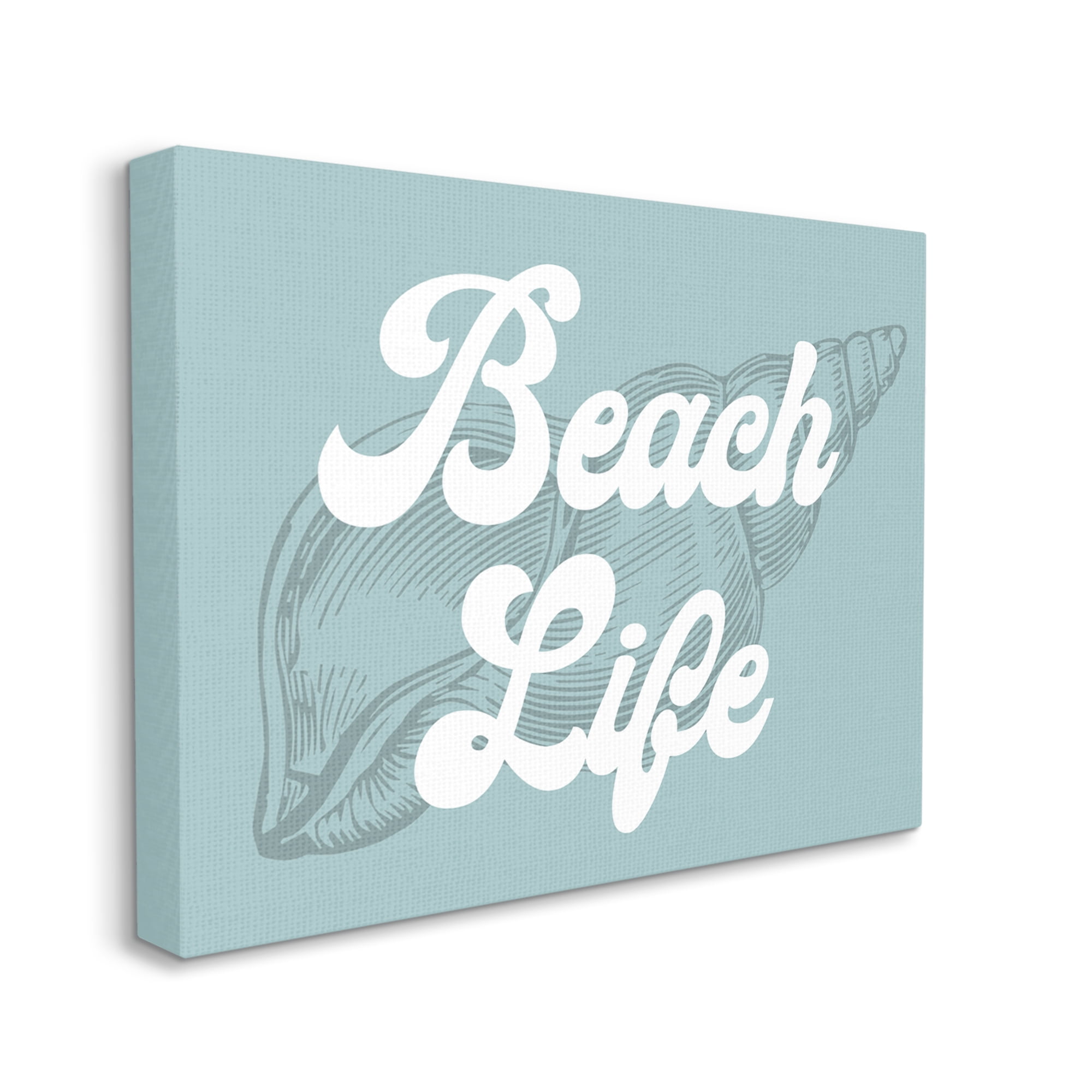 Stupell Industries Beach Life Retro Shell Animals & Insects Painting Gallery Wrapped Canvas Art Print Wall Art, 20 x 16