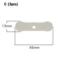 thumbnail image 1 of 3pcs Silent Oil Free Air Compressor Pump Head Valve Plates Belt Piston Machine, 1 of 2