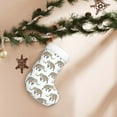 thumbnail image 7 of Balery Indian Elephant Pattern Christmas Stockings with Initials, 18" Large Knit Christmas Stocking,Xmas Stocking for Kids, Holiday and Family Stocking, 7 of 7