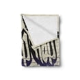 thumbnail image 2 of Hip Hop Soft Flannel Fleece Throw Blanket, Underground Hip Hop Grafitti Art on Building Walls Theme Grungy Background Print, Cozy Plush for Indoor and Outdoor Use, 50" x 70", Multicolor, by Ambesonne, 2 of 5