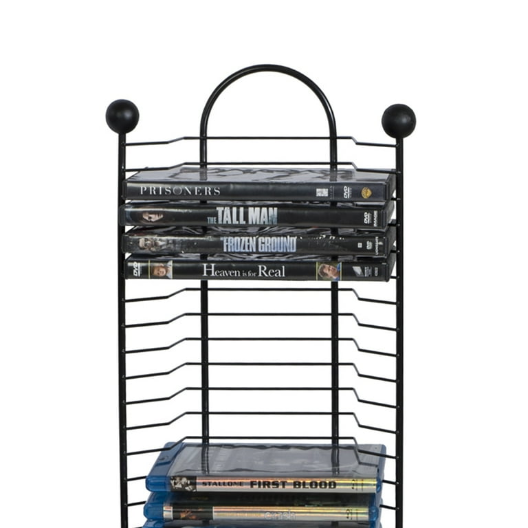 Atlantic 32-Disc Modern Nestable Wire Rack Media Storage Tower (32