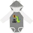 thumbnail image 3 of Inktastic 1st Birthday Dinosaur 1 Year Old Boy Boys or Girls Long Sleeve Baby Bodysuit, 3 of 5