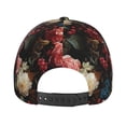 thumbnail image 6 of Naloa Original Classic Low Profile Hat Men Women Baseball Cap Dad Hat Adjustable Unconstructed Rose Flowers Print Cap, 6 of 9