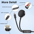 thumbnail image 5 of 2-in-1 Charging Cable for Samsung Galaxy Watch 8/7/6/5/4/3/Ultra & iPhone 16/15 Samsung Galaxy- 4FT 25W Fast Charger with USB-C Port, 5 of 8