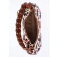 thumbnail image 4 of Madden NYC Women's Half Moon Stud Shoulder Bag, Cow Print, 4 of 7