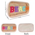 thumbnail image 2 of Bolsa de maquillaje cqoogrlx Clear Beach impermeable de nailon y PVC, 2 of 6