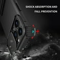 thumbnail image 3 of Decase For iPhone 13 Pro,Slim Shockproof Slide Lens Protector Telescopic Kickstand Hard Phone Case Cover,Black, 3 of 11