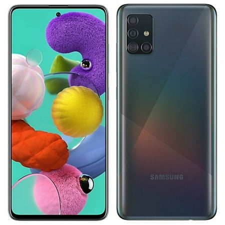 Samsung Galaxy A51 (128GB+64GB SD) 6.5" Dual SIM GSM Unlocked (Global 4G LTE)