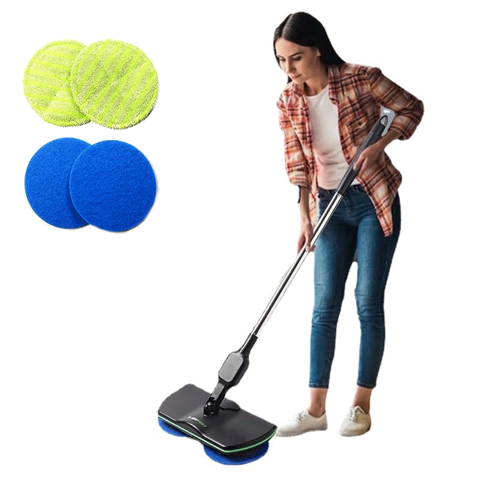 Household Simplicityelectric Spin Household Simplicity Mops,Cordless Effortless Floor Cleaner Household Cleaning Household Simplicity Mop Auto Rotating Household Simplicity Mop Polisher and Scrubber 