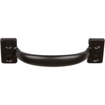 Delaney Bd012 6" Barn Door Square Handle Pull - Black