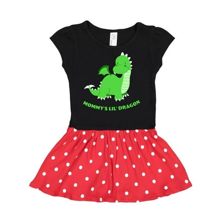 

Inktastic Mommy s Lil Dragon Gift Toddler Girl Dress