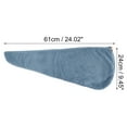 thumbnail image 2 of 1 Pc Women Soft Breathable Hair Drying Towel for Bathroom Vacation Travel Deep Blue Coral Velvet, 2 of 3