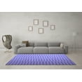 thumbnail image 3 of Ahgly Company Indoor Square Abstract Blue Contemporary Area Rugs, 3' Square, 3 of 4