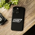 thumbnail image 3 of iPhone Slim Case Stark Industries "Iron" Man Superhero Black Logo Gift - iPhone 15 Pro Max, 3 of 6