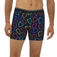 thumbnail image 6 of Sigee Colored Hearts for Men's Boxer Briefs,Moisture Wicking and Breathable X-Large, 6 of 9