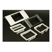 Wiremold DS4000 Series - Cable raceway device plate fitting - single-channel, MAB - designer ivory