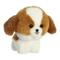 thumbnail image 2 of Aurora - Small Brown Teddy Pets - 6.5" Shih Tzu - Playful Stuffed Animal, 2 of 5
