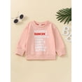 thumbnail image 2 of Bagilaanoe Toddler Baby Girl Boy Casual Sweatshirt Long Sleeve Letter Print Pullover 6M 12M 18M 3T 4T 5T Kids Loose Tee Tops, 2 of 9