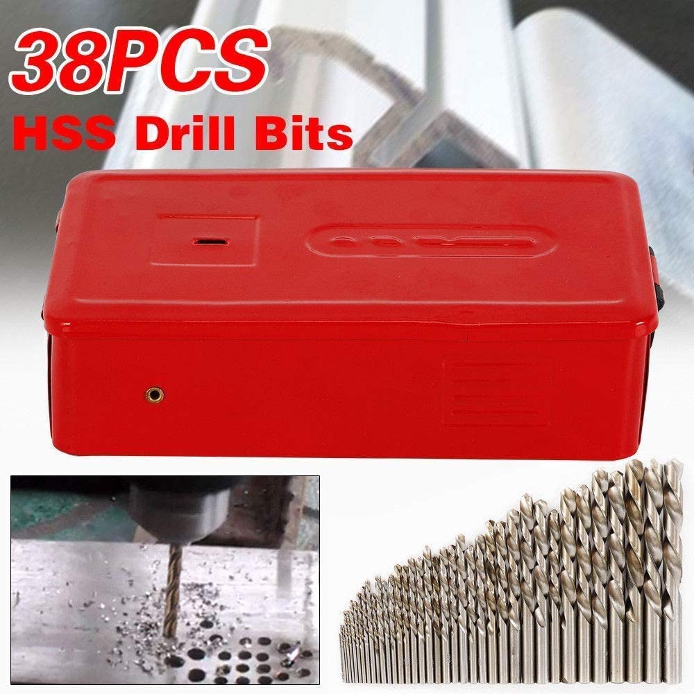 2-Piece 13mm HSS Twist Drill Bits - High Speed Steel Metric Drill Bits