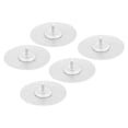 thumbnail image 4 of 10PCS Strong Adhesive Disc Punch Free Waterproof Silicone Sticky Plate for Handle Clothes Hook Connection, 4 of 7