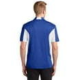 thumbnail image 2 of Sport-Tek Side Blocked Micropique Sport Wick Polo-2XL (True Royal/White), 2 of 6