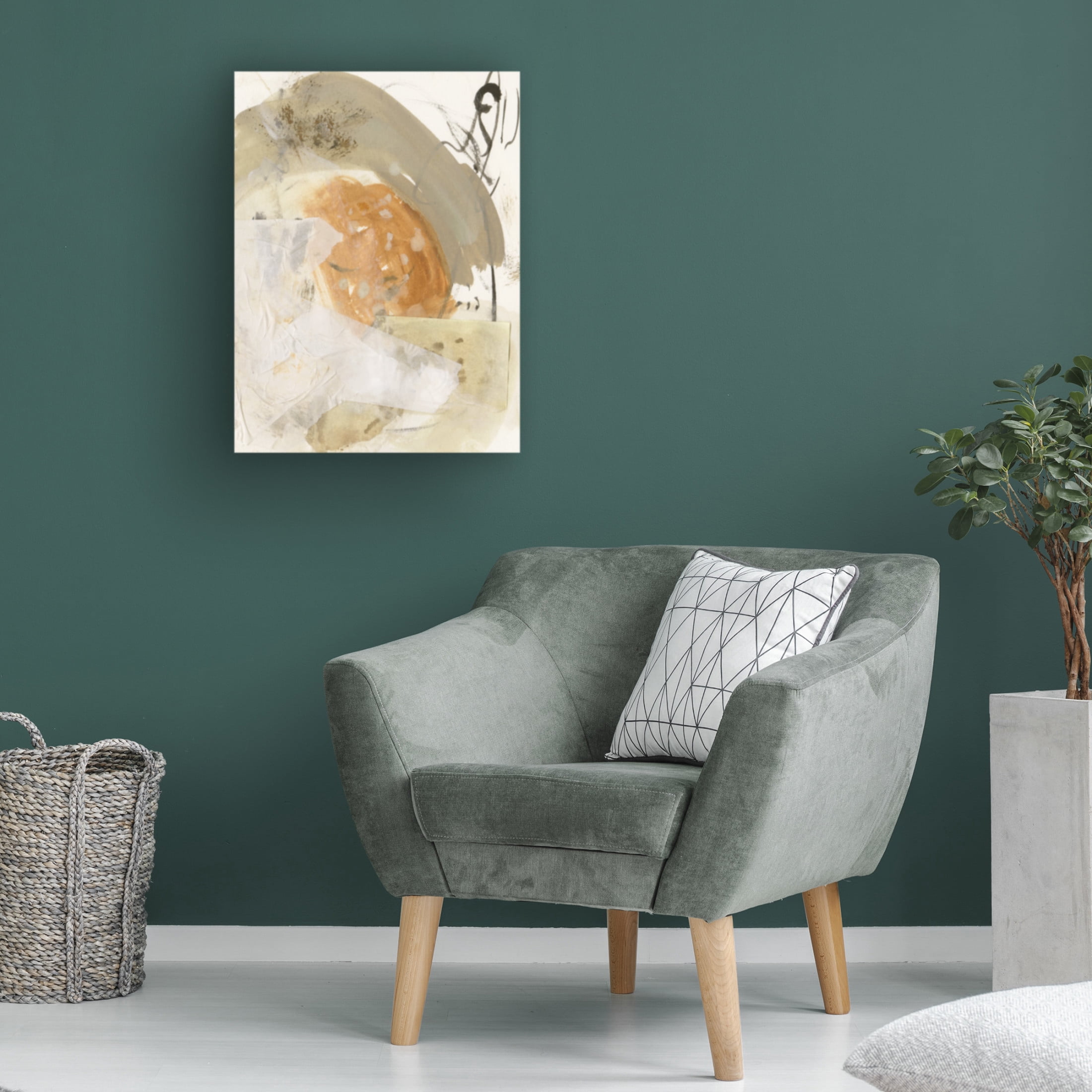 Trademark Fine Art Melissa Wang  Floating Pieces II Canvas Wall Art