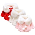 thumbnail image 1 of 0-3T Infant Baby Girls Cape Cute Cloak Warm Winter Outwear Jacket Coat, 1 of 5