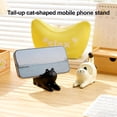 thumbnail image 2 of Phone Holder with Cute Cat Shape Weighted Base Supports Vertical Horizontal Viewing Desk Decoration for Home Office, 2 of 8