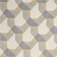 thumbnail image 3 of 3' x 5' Ivory or Grey Geometric Wool Area Rug, 3 of 5