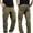 Yellow, variant on cllios Mens Cargo Pants Big and Tall Multi Pockets Pants Work Work Trousers Classic Workwear Cargo Pants