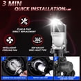 thumbnail image 3 of Bombillas de faro LED Yeacher 2 uds IP67 impermeable, 3 of 8