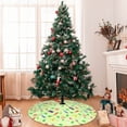 thumbnail image 5 of Lsque Pikmin Print Christmas Tree Skirt, Tree Skirt with Ties or Velcro, Perfect for Holiday Decorations, Halloween, and New Year-30", 5 of 7