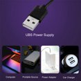 thumbnail image 2 of 1pc RGB Led Light Bar, Colorful Multicolor Horizontal/Vertical LED Strip Lights With Multi-Position Base,Music Rhythm Ambient Lamp,IR Control USB Light, Home Decor Living Room,Wall Decor, 2 of 8