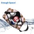 thumbnail image 4 of Uemuo Leopard Print Pattern Portable Toiletry Bags with Handle, Waterproof travel Make up Bags for Women, Large Capacity Travel Cosmetic Bags, 4 of 9