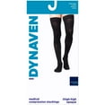 thumbnail image 3 of Sigvaris Dynaven 971 15-20 Men's Closed Toe Thigh High Compression Stockings w/Grip Top Black SS, 3 of 4