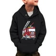 thumbnail image 2 of Toddler Boy Sweatshirt 2t Cute Print Long Sleeve Top Trousers Round Neck Comfortable Sweatshirts Fall Winter Kids Clothes Boys 10-11 Years, 2 of 4
