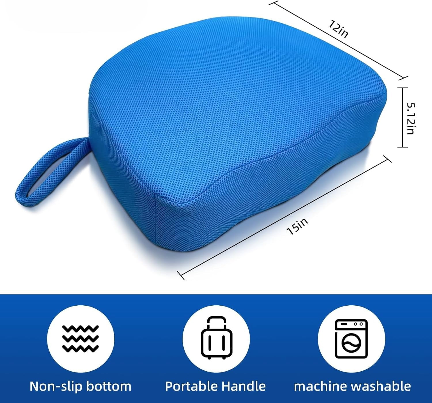 Hot Tub Booster Seat for Adults, Quick-Drying Portable Cushion with Weighted Module for Quick Sinking, Suitable for Hot Tub Booster Seat, Inflatable Hot Tub, Pool