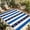 Blue, variant on Anchor Stripe Outdoor Rug for Patio/Deck/Porch, Non-Slip Large Area Rug 3 x 5 Ft, Navy Blue Nautical Coastal White Sea Indoor Outdoor Rugs Washable Area Rugs, Reversible Camping Rug Carpet Runner