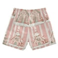 thumbnail image 7 of FORMRS Boys Swim Trunks Quick Dry Mesh Liner Boardshorts Sizes XS-XL, Light Green Christmas Houses, 7 of 7