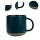 thumbnail image 2 of Taza de café de cerámica, taza de té para adultos y niños, taza de leche reutilizable de 350ml, taza de café para bebidas, café con leche, jugo, cocin Azul, 2 of 9